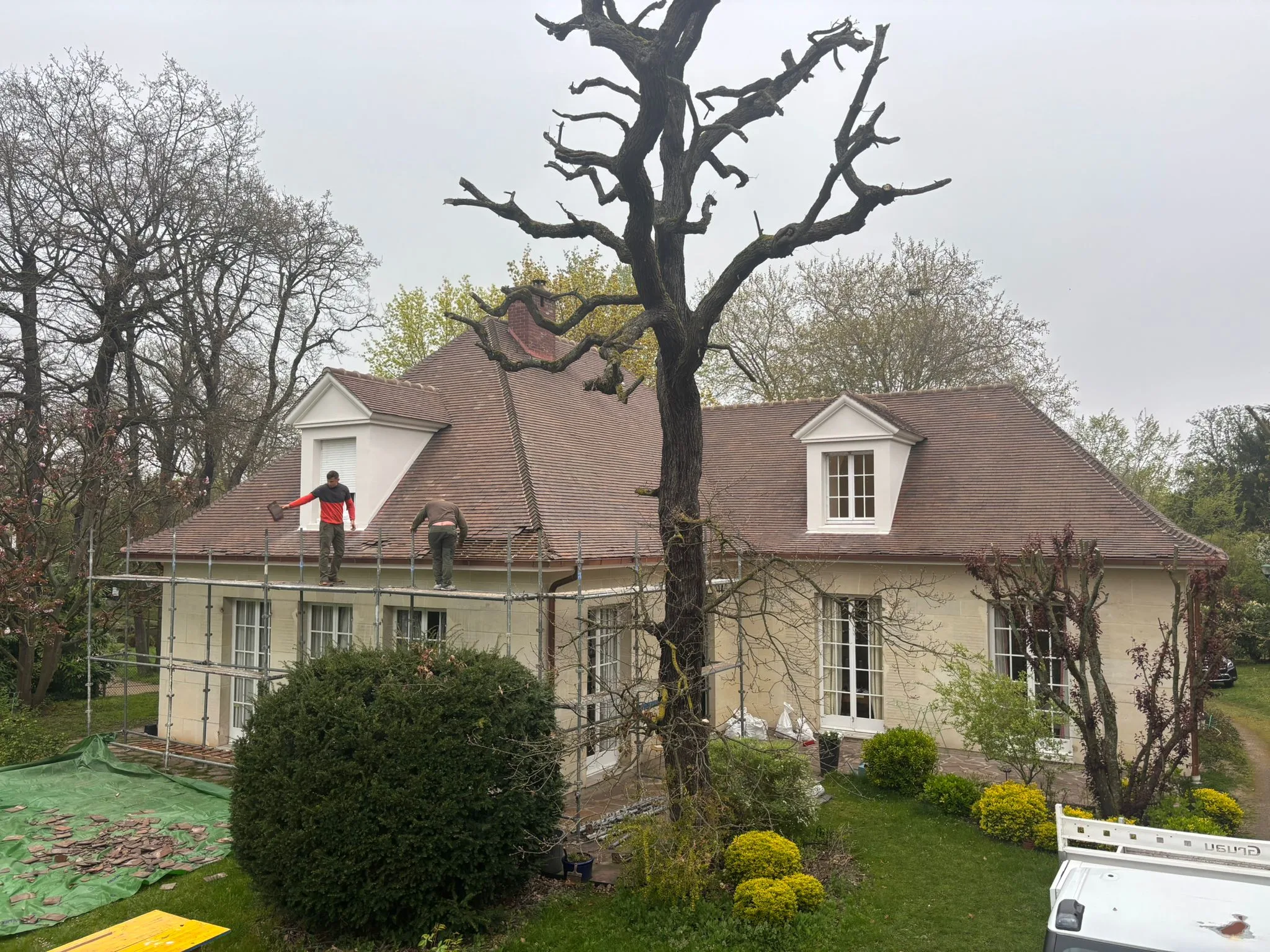 Rénovation toiture maison bourgeoise Yvelines 78